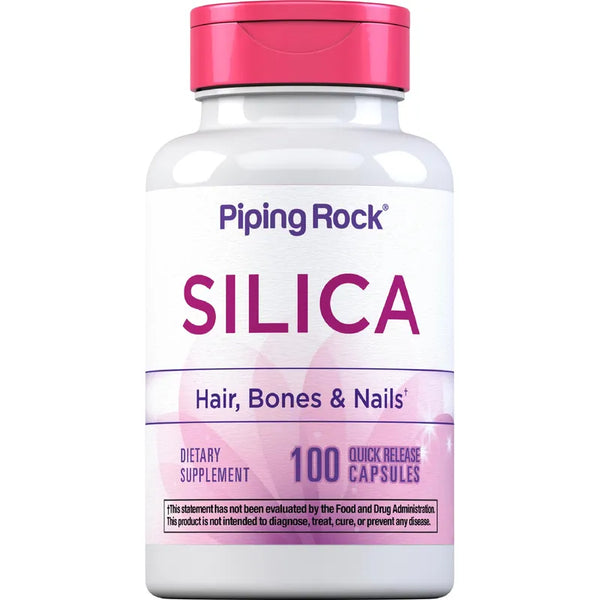 Capsulas Silice 500 Mg Extracto Cola De Caballo Para Cabello Y Uñas