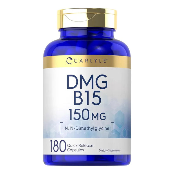 Capsulas De N Dimetilglicina 150 Mg 180 Unidades Marca Carlyle Nutricion Premium