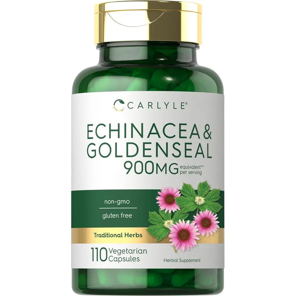 Capsulas Echinacea Goldenseal Carlyle 110 Unidades Salud Inmunologica