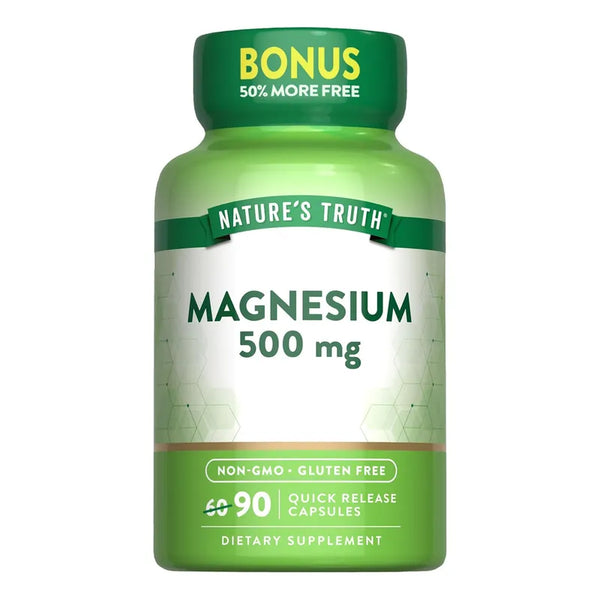Capsulas Oxido Magnesio 500 Mg Alta Resistencia 90 Unidades