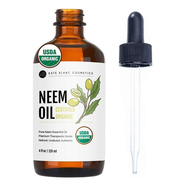 Aceite De Neem Organico Para Piel Cabello Cara Y Plantas 4 Oz