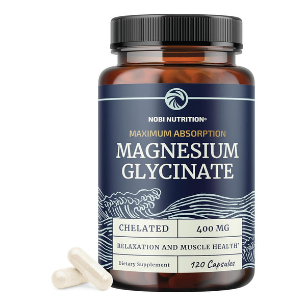 Bisglicinato Magnesio 400 Mg Absorción Relajación Muscular
