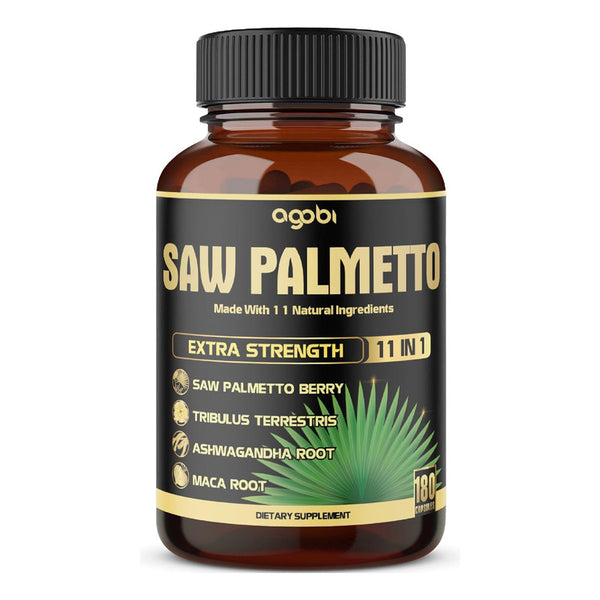 Saw Palmetto 8 En 1 Ashwagandha Prostata Bienestar Suplemento 120 Caps