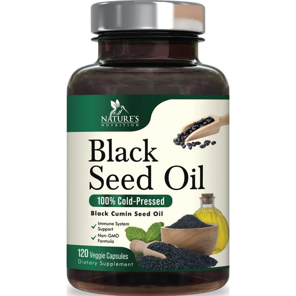 Aceite De Semilla Negra 1000 Mg Capsulas Nutricion Y Salud