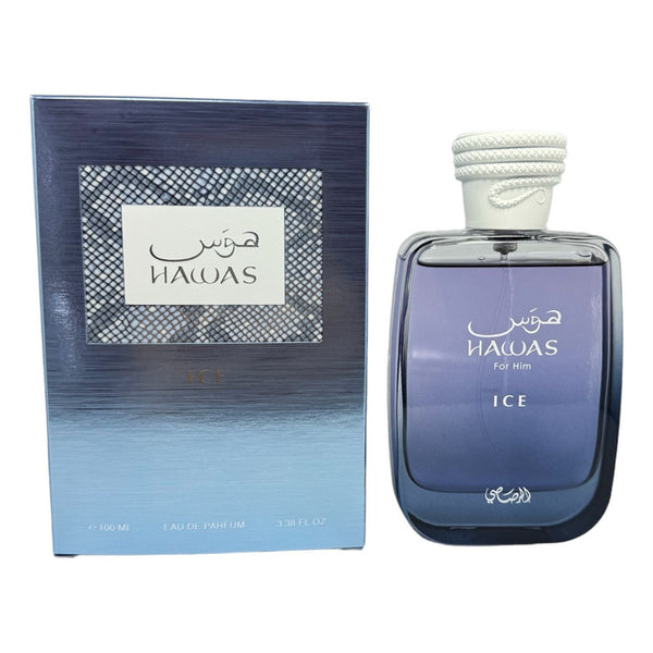Rasasi Hawas Ice 2023 Fragancia Aromatica Para Hombres Con Toques Amaderados Y Citricos