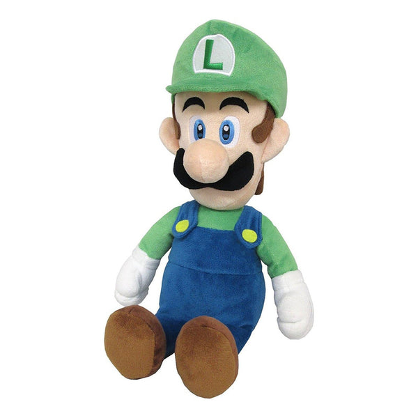 Peluche Mediano Luigi 15 Pulgadas Super Mario Colección All Star Multicolor