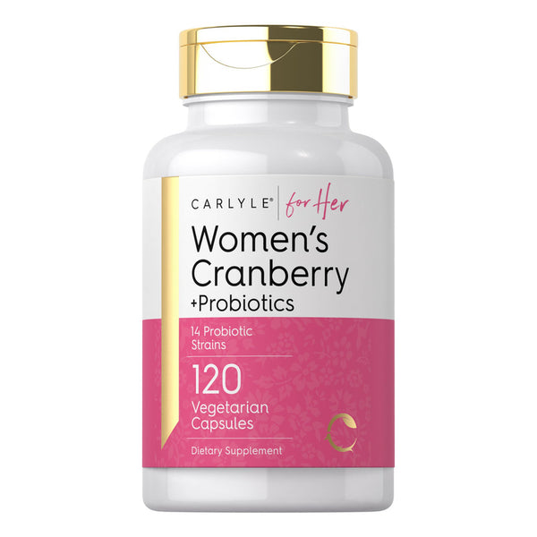 Probióticos Cranberry Plus Mujer 120 Cápsulas Sin Gluten