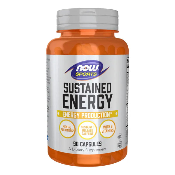 Energía Prolongada Cafeína Sustained 90 Cápsulas Vegetales