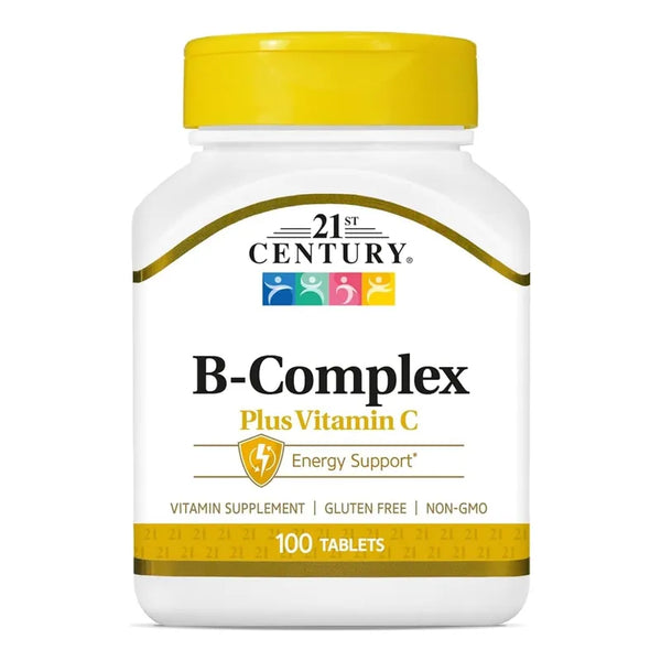 B Complex Plus Vitamina C Energía Y Vitalidad 100 Comprimidos