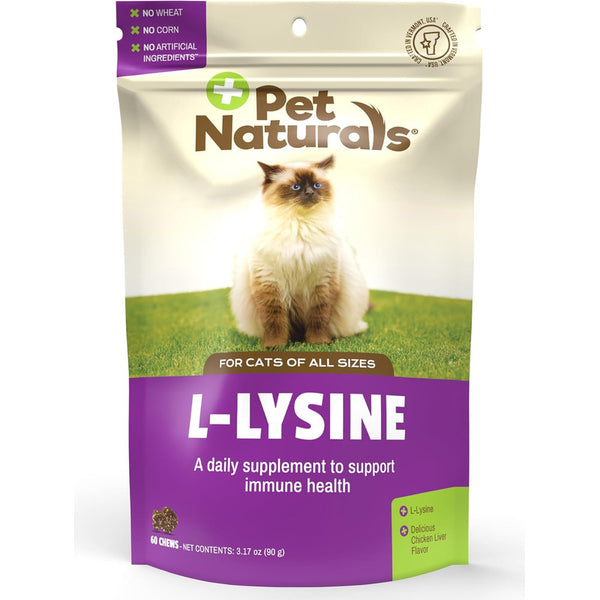 Suplemento Masticable De Lisina Para Gatos 60 Tabletas SOMOS IMPORTACIONES GOLD