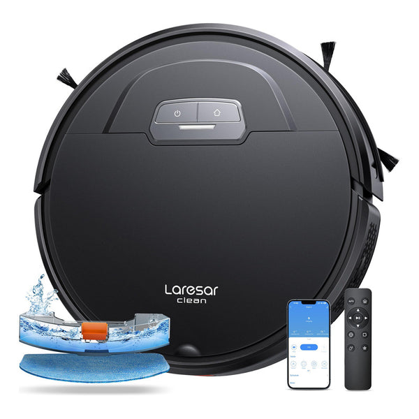 Robot Aspirador Laresar Clean Evol 3 Max Con Succión De 4500pa Y Limpieza 3 En 1
