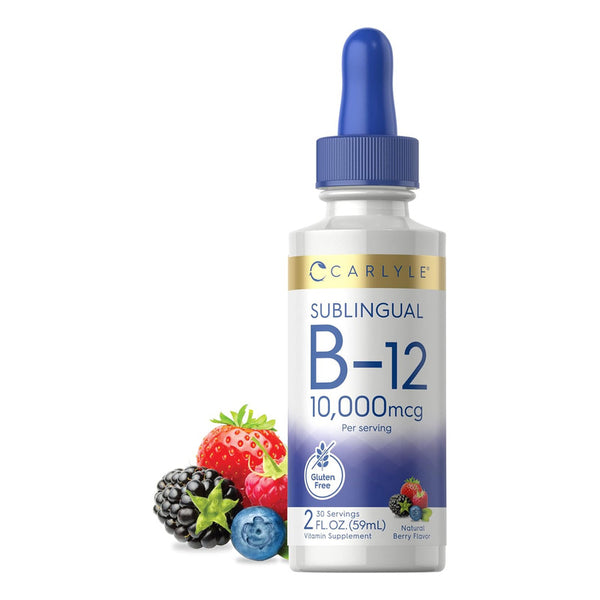 Vitamina B12 Sublingual Natural Premium 10000 Mcg Gotas Líquidas