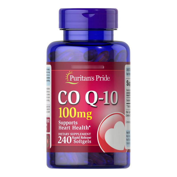 Capsulas Q-sorb Co Q-10 Alivio Rapido 240 Unidades Apoyo Cardiovascular