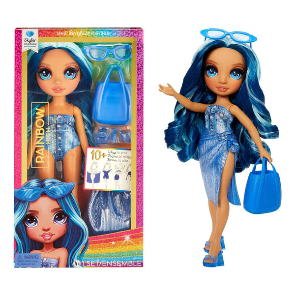 Muñeca Skyler Swim Style Rainbow High 11 Pulgadas Con Accesorios
