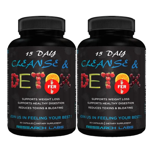 Limpieza Detox Colon 15 Días Con Probióticos Menos Hinchazón