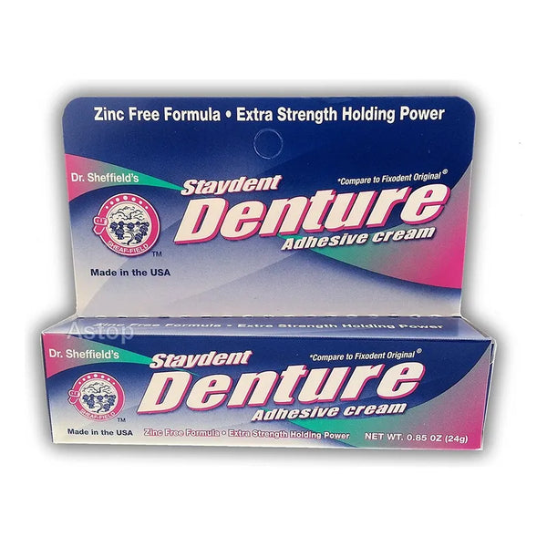 Crema Adhesiva Extra Fuerte Dr Sheffields Para Dentaduras 24G