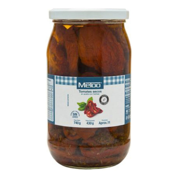 Tomates Secos En Aceite Metoo 740g Producto Gourmet Ideal Para Compartir