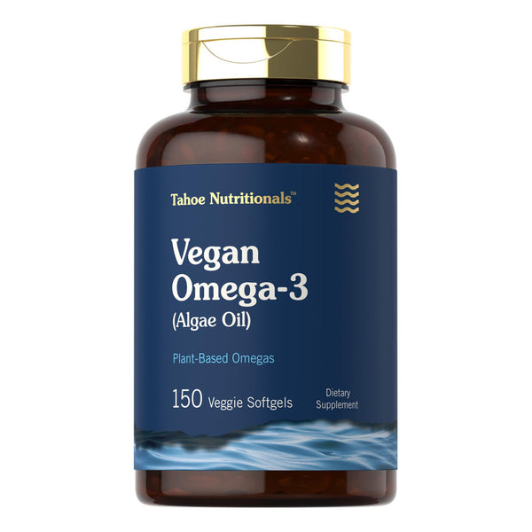 Aceite De Algas Omega 3 Vegano Tahoe Nutritionals 150 Cápsulas Blandas