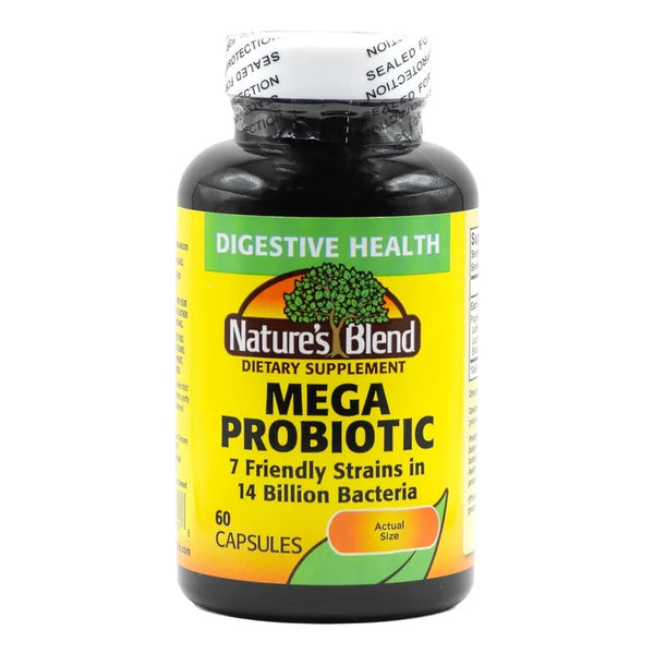 Capsulas Probioticas Mega 60 Unidades Salud Digestiva