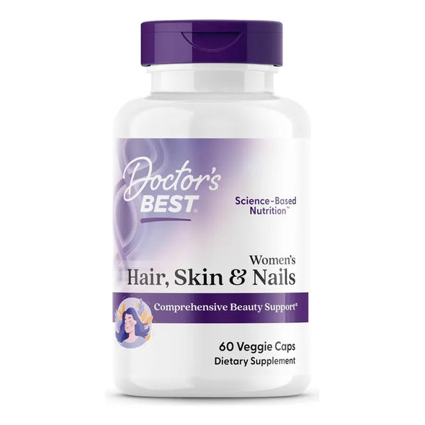 Cápsulas Doctor Best Para Cabello Piel Y Uñas Saludables Fórmula Natural