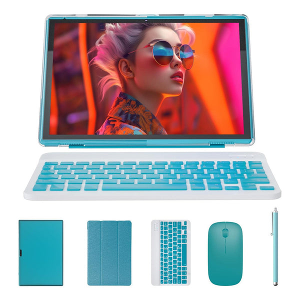 Tableta 2 En 1 Android ZZB ZB10 Con Teclado Y Accesorios Completa