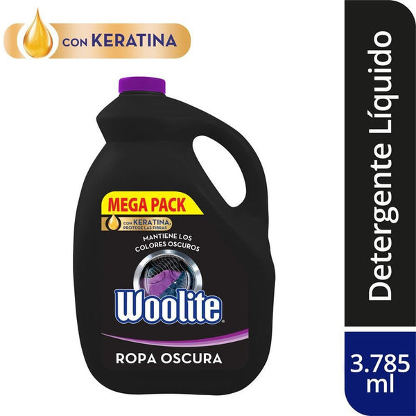 Woolite Detergente Liquido Ropa Oscura 3785ml Cuida El Color Y La Suavidad