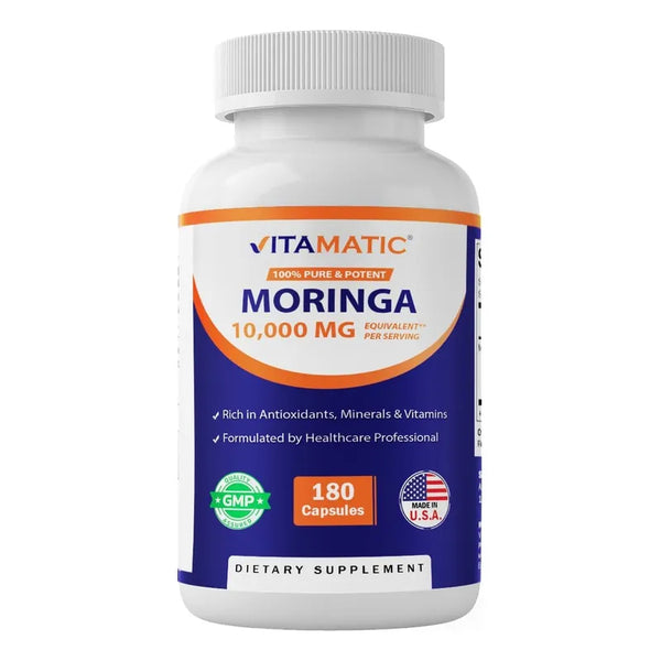 Cápsulas Moringa Oleifera 10000 Mg 180 Unidades Superalimento