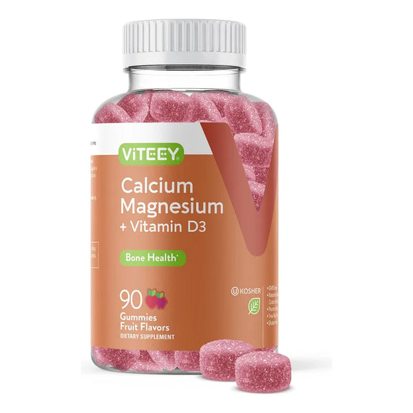 Gomitas De Calcio Con Vitamina D3 Y Magnesio Salud Ósea