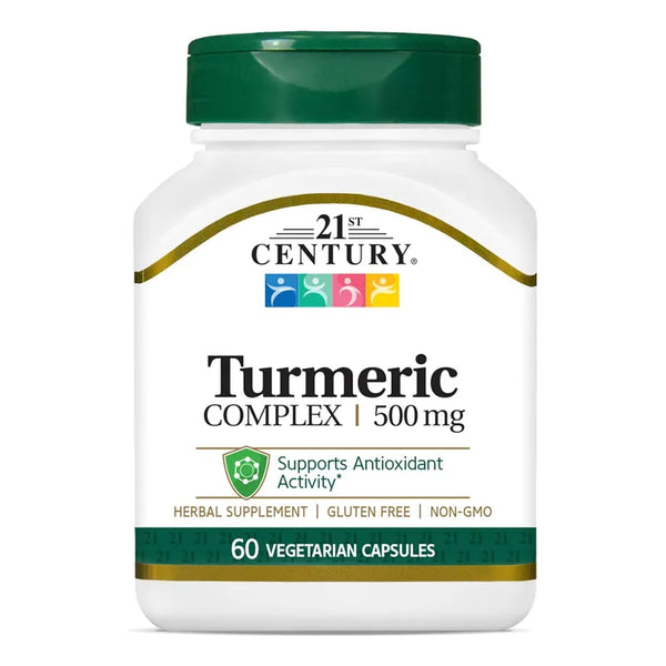 Capsulas De Curcuma Antioxidante 60 Unidades Suplemento Herbal Estandarizado
