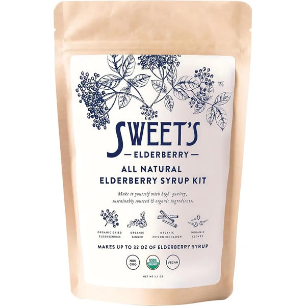 Kit De Saúco Orgánico Para Elaborar Jarabe De Sweet Eldberry DIY