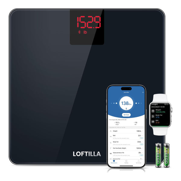 Bascula Inteligente Loftilla Para Peso Corporal Con Imc Y Gra