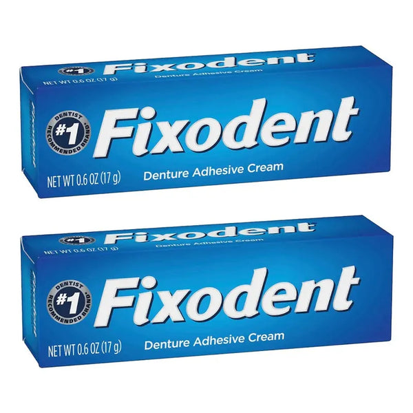 Crema Adhesiva Fixodent Para Dentaduras 17 G Fuerte Sujeción Efectiva