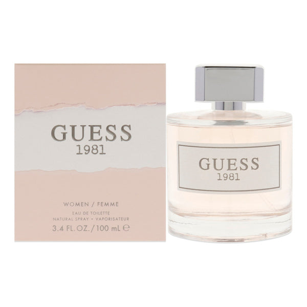 Guess 1981 Perfume Eau De Toilette Spray Para Mujer 3.4 Fl Oz Aroma Floral y Amaderado