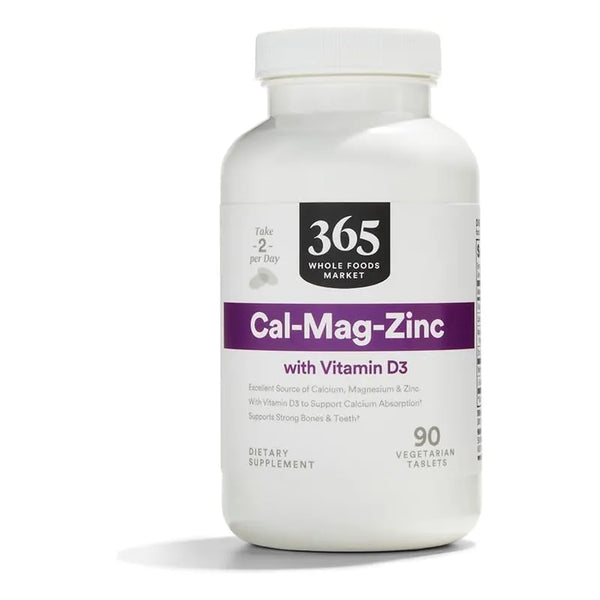 Calcio Magnesio Zinc Whole Foods Market Fortalece Huesos Con Vitamina D3