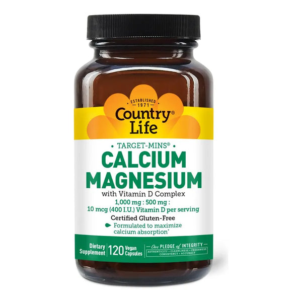 Capsulas Vegetales Cal Mag 120 Unidades Soporta Huesos Y Corazon