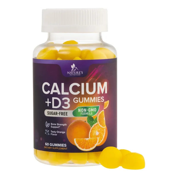 Bocadillos De Gominola De Calcio Con Vitamina D3 Apoyo Óseo E Inmunológico