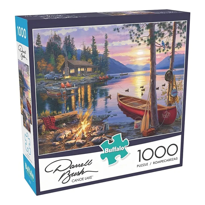 Buffalo Games Rompecabezas Darrell Bush Canoe Lake 1000 Pz - Imagen 1