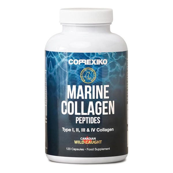 Peptidos De Colageno Marino Tipo I Ii Iii Iv 120 Capsulas Salud