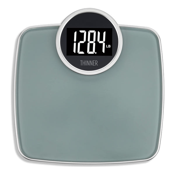 Báscula De Baño Digital Conair Plateada Más Delgada Precisa Y Estilizada