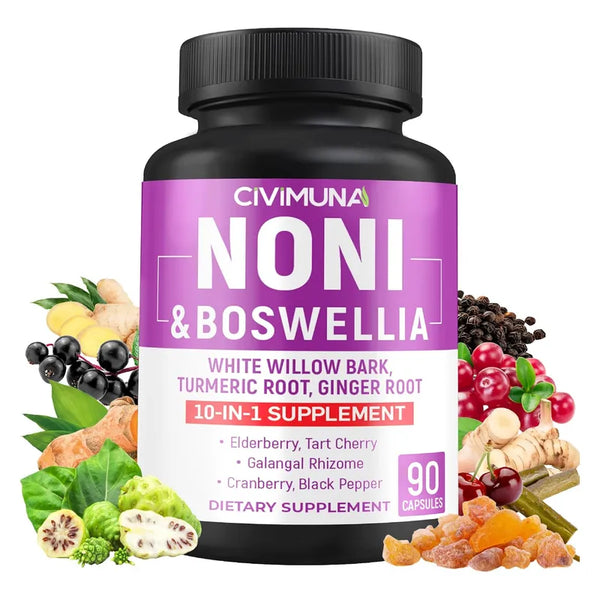 Capsulas Noni Con Boswellia Y Sauce Blanco 90 Caps De Noni