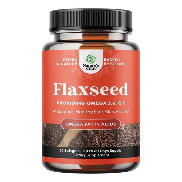 Aceite De Linaza 1000 Mg Cápsulas Blandas Salud Cardiovascular Y Belleza