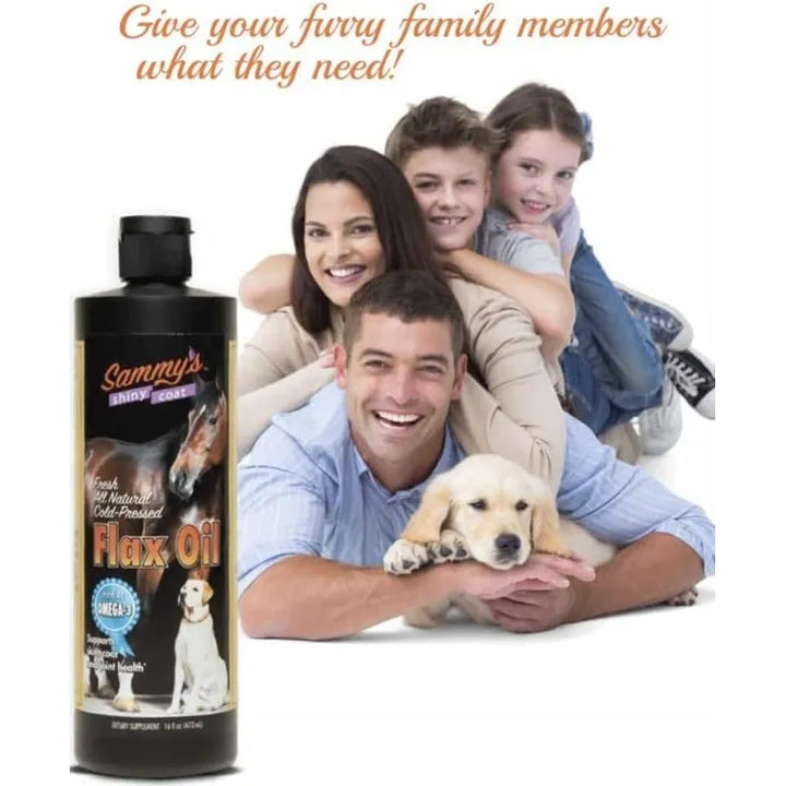 Aceite De Linaza Puro Para Mascotas Ácidos Grasos Omega 3 Lí - Imagen 5