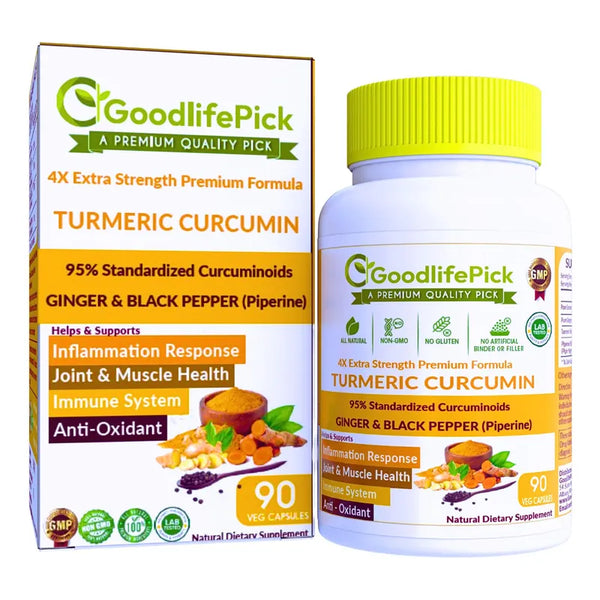 Capsulas De Curcuma Premium Con Jengibre Y Pimienta Negra 1500 Mg Alta Absorcion
