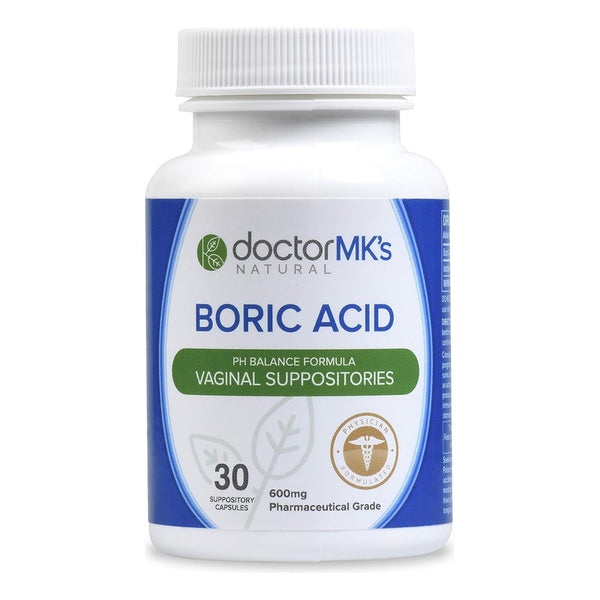 Supositorios De Acido Borico 600 Mg 30 Capsulas Doctor Mks Natural