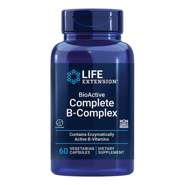 Complejo B Bioactivo Life Extension 60 Cáps Apoya Metabolismo Y Cognición