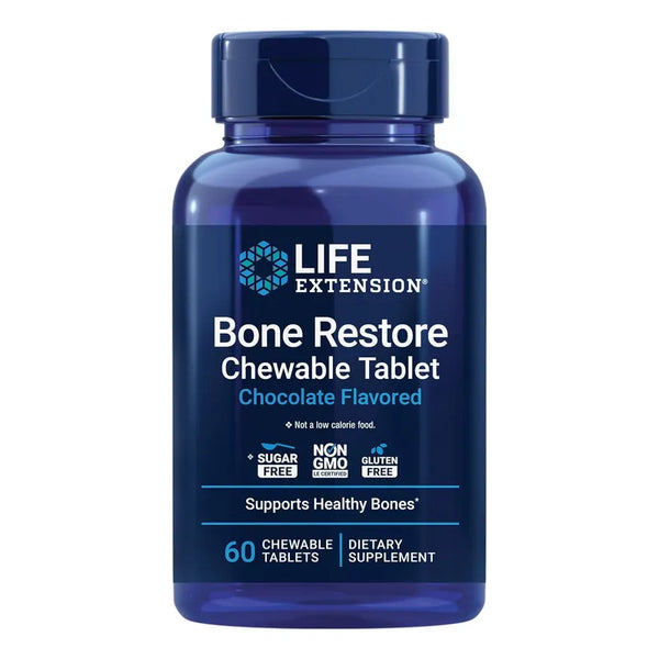 Calcio Masticable Para Salud Ósea Life Extension Bone Restore