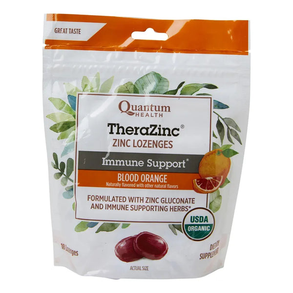 Thera Zinc Organico Pastillas De Zinc 30 Unidades Apoyo Inmunologico