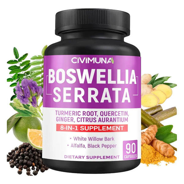Capsulas De Extracto De Boswellia 8550 Mg 3 Meses De Suministro