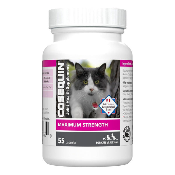 Nutramax Cosequin Gatos Articulaciones 55 Cápsulas Fácil de Administrar