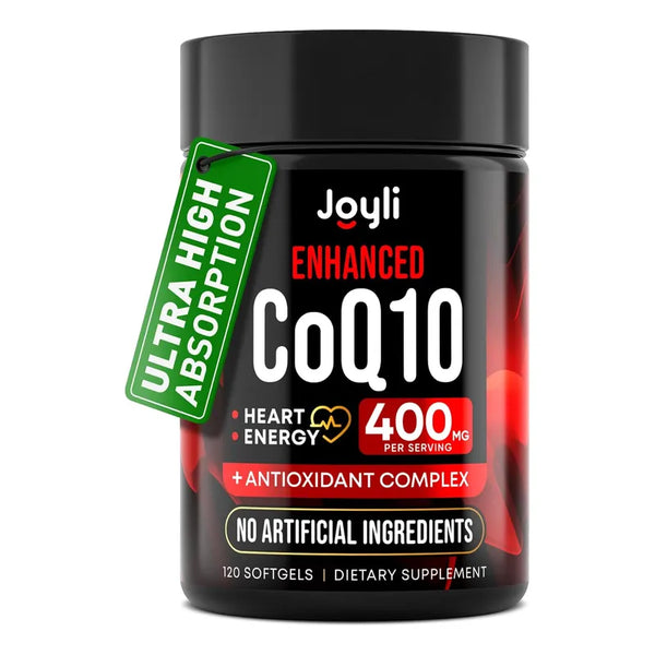 Cápsulas Coq10 400mg Alta Absorción Corazón Y Energía